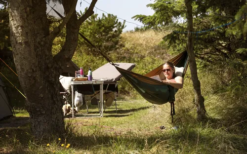 Vejers Strand Camping Pladsen Hængekøje Ro