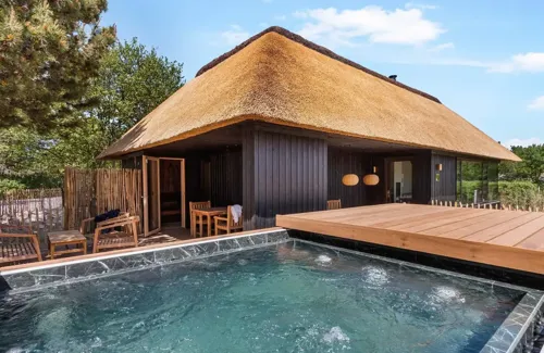 Hvidbjerg Strand Camping Resort Vesterhavsvilla Terresse Cocktailpool (1)